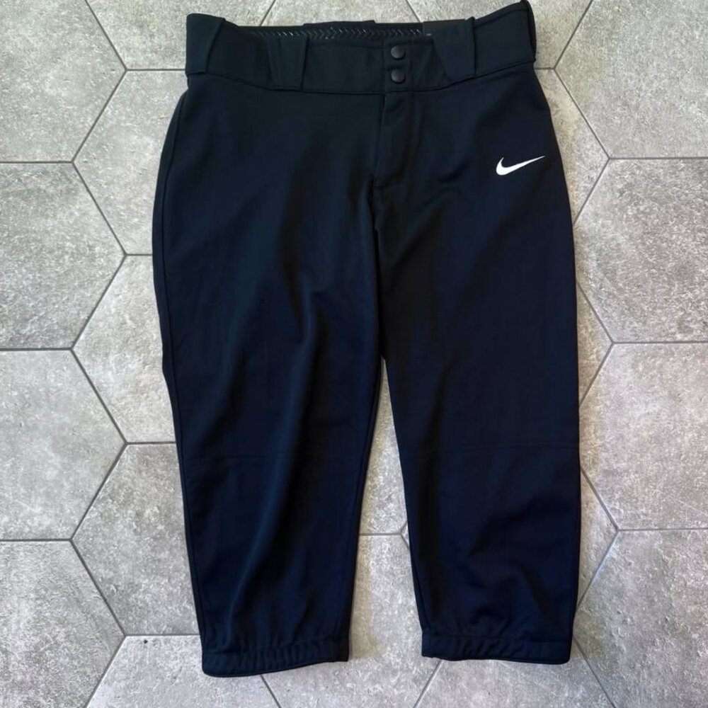 Nike NWT Softball Slim Fit Black Pants Women's size M